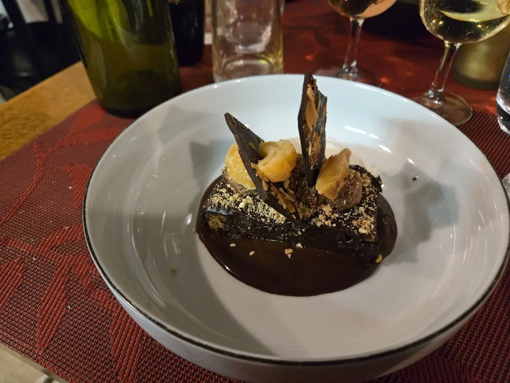 Entremet Au Pain d'épice Clémentines Rôties Croustillant Choco Praliné